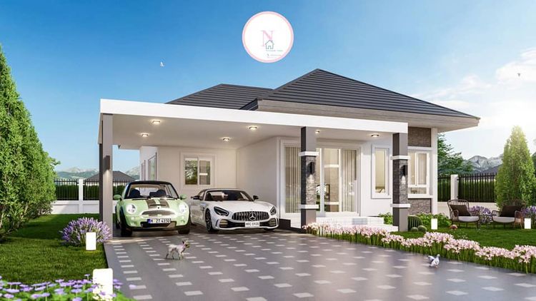 ภาพแบบบ้าน-ณิชามา บ้านเดี่ยว ขอนแก่น