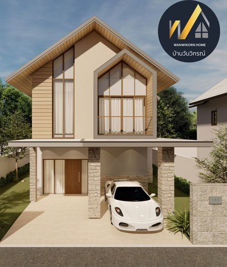 ภาพแบบบ้าน-บ้าน 2 ชั้น สไตล์นอร์ดิก VS มินิมอล