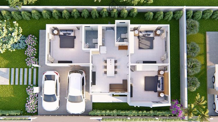 ภาพแบบบ้าน-เดอะไพรส์ บ้านทุ่ม