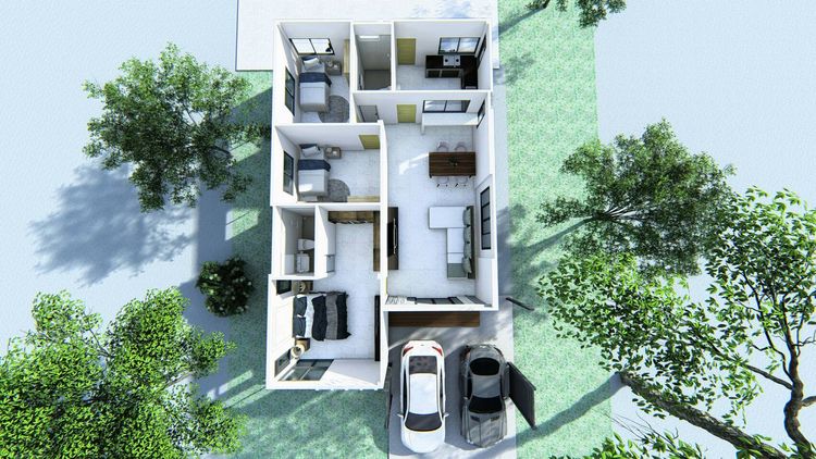 ภาพแบบบ้าน-บ้านมะลิวรรณมูจิ