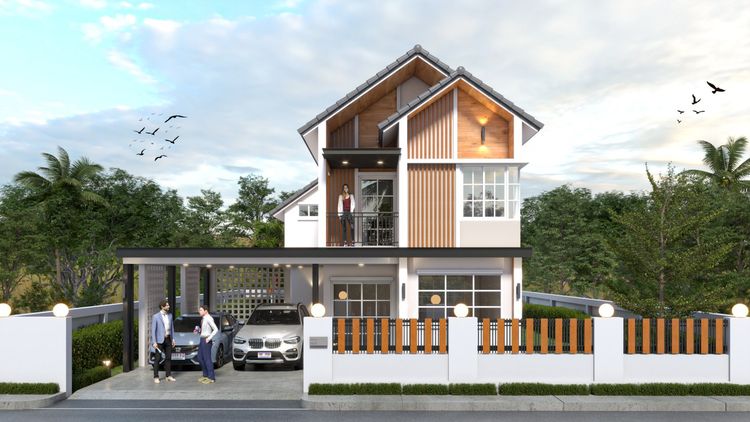 ภาพแบบบ้าน-บ้านเดี่ยว