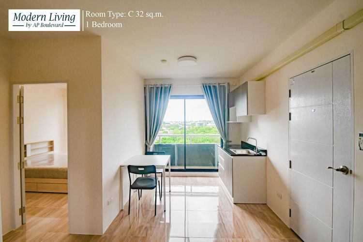 ภาพแบบบ้าน-1 Bedroom - 32 sqm.