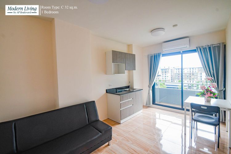 ภาพแบบบ้าน-1 Bedroom - 32 sqm.