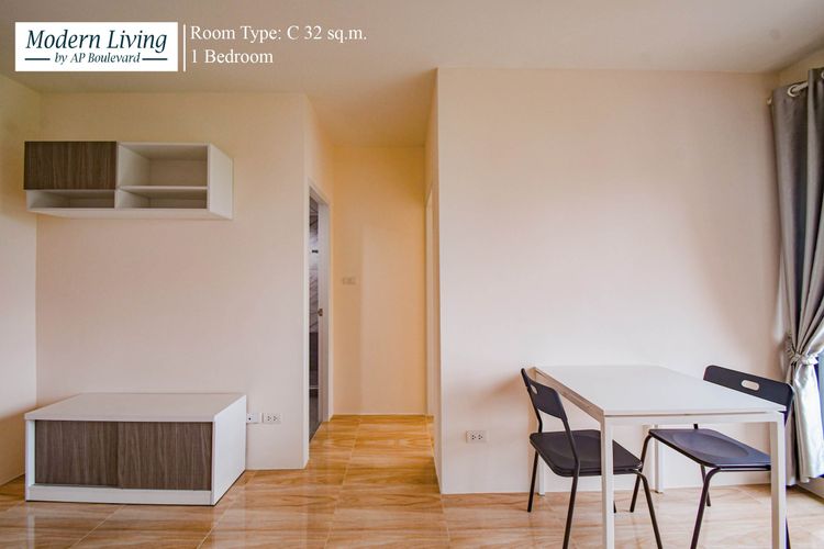 ภาพแบบบ้าน-1 Bedroom - 32 sqm.