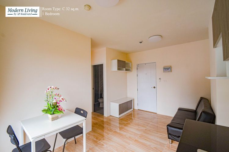 ภาพแบบบ้าน-1 Bedroom - 32 sqm.