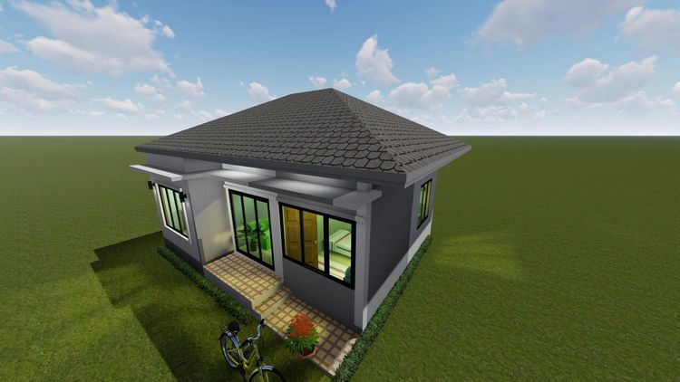 ภาพแบบบ้าน-ณ สุขสมทรัพย์