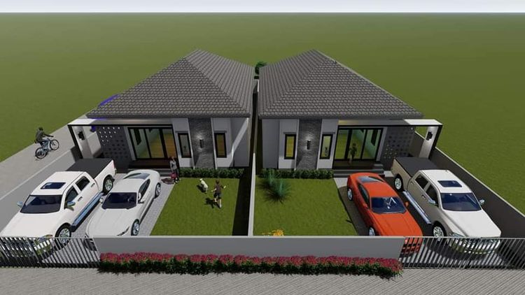 ภาพแบบบ้าน-ณ สุขสมทรัพย์