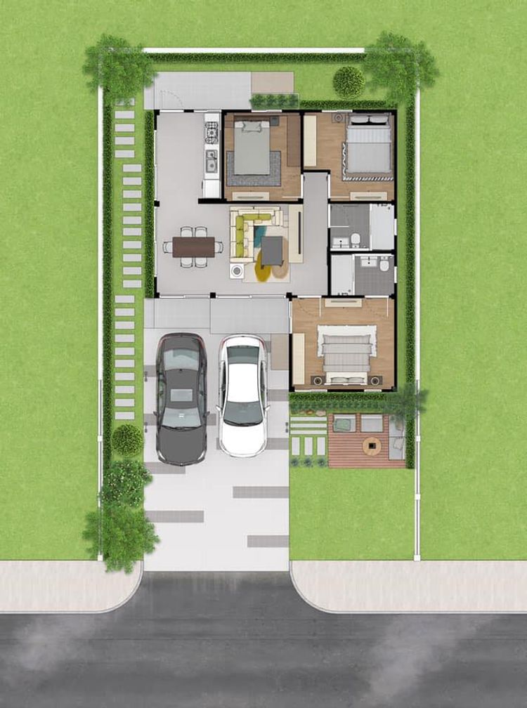 ภาพแบบบ้าน-บ้านธนกร ร.8