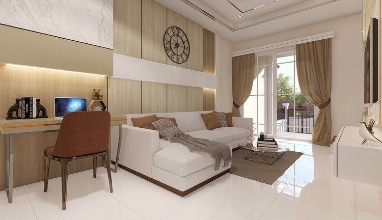 ภาพแบบบ้าน-ทาวน์โฮม 2 ชั้น TYPE B