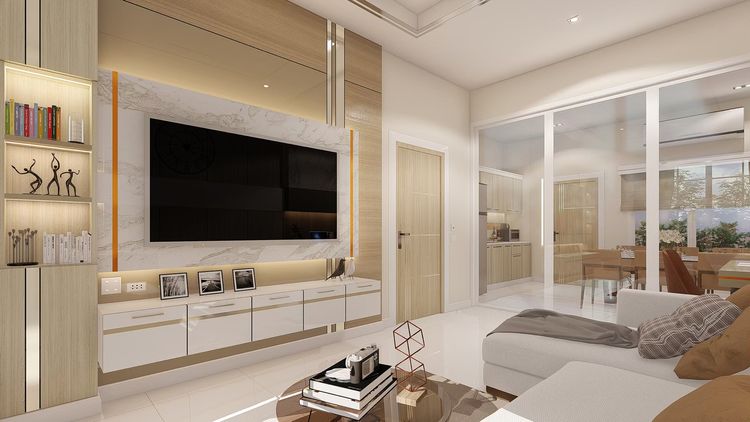 ภาพแบบบ้าน-ทาวน์โฮม 2 ชั้น TYPE B