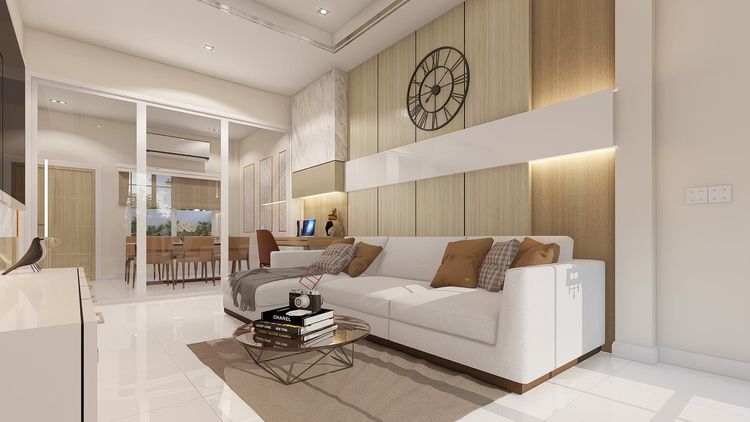 ภาพแบบบ้าน-ทาวน์โฮม 2 ชั้น TYPE B