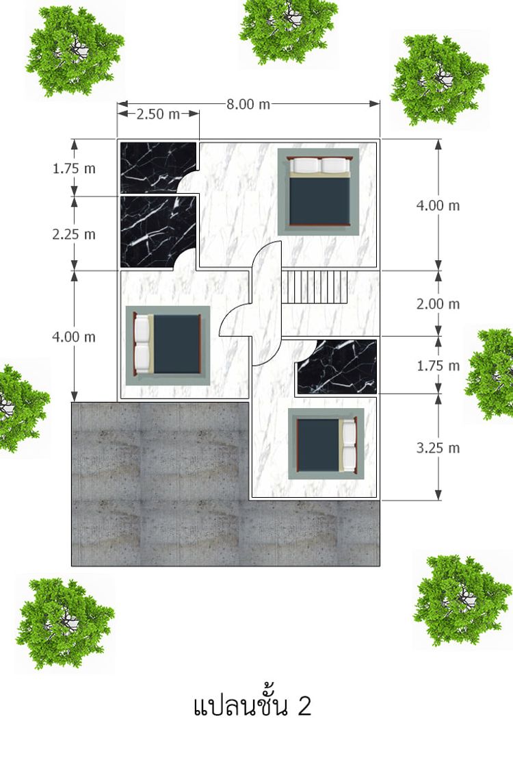 ภาพแบบบ้าน-บ้านรดา