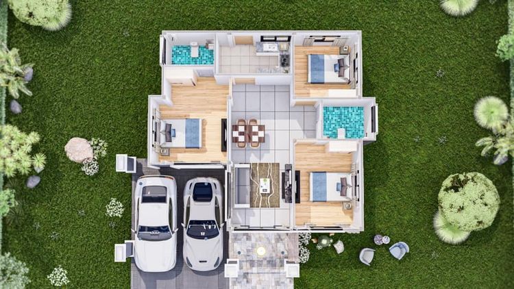 ภาพแบบบ้าน-บ้านเดี่ยว