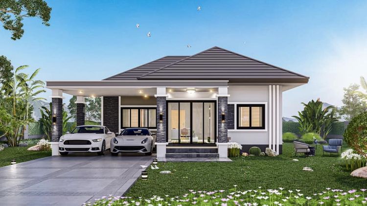 ภาพแบบบ้าน-บ้านเดี่ยว