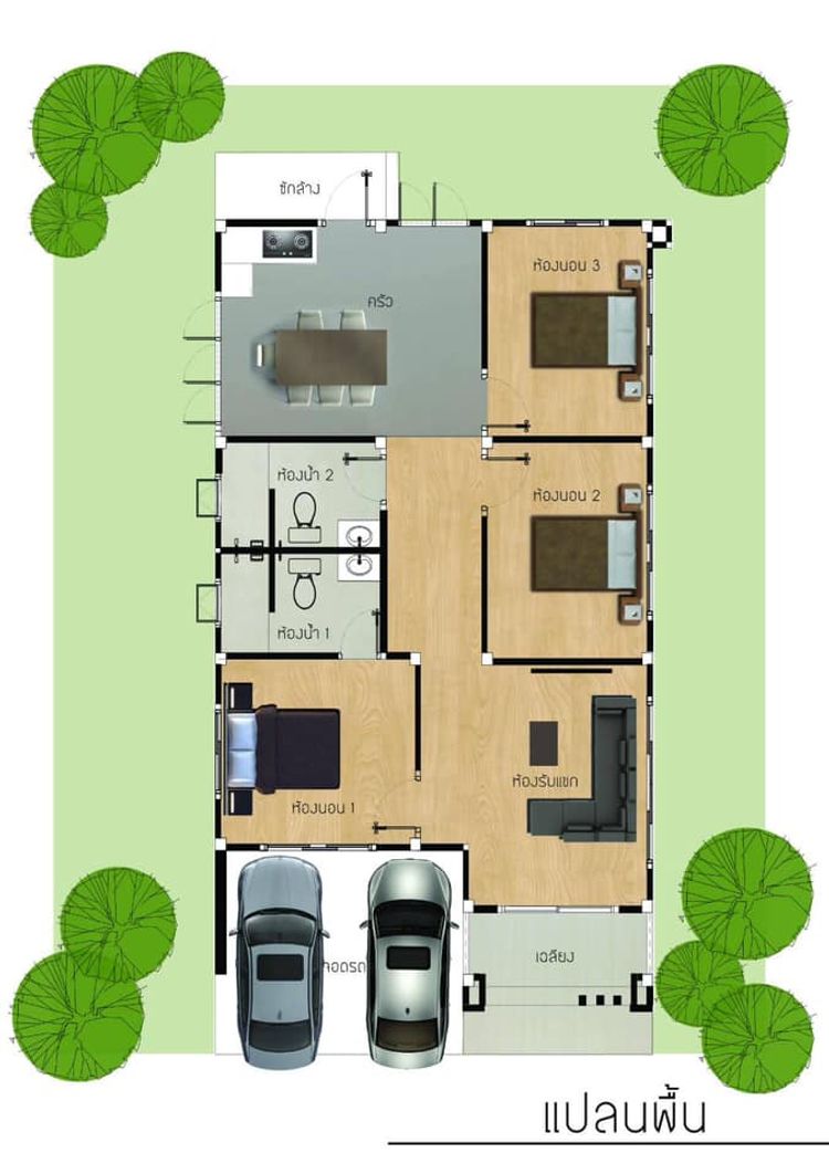 ภาพแบบบ้าน-เดอะบุญชู