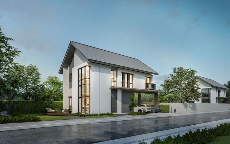 ภาพแบบบ้าน-บ้านเดี่ยว W Type