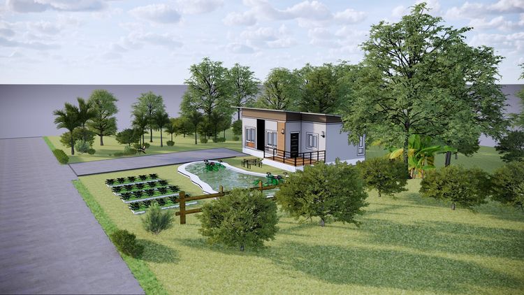 ภาพแบบบ้าน-ถ้าคุณเป็นคนชอบปลูกผักทำสวนครัว ทำกับข้าวทานเองซื้อบ้านกับเรา ที่นี้เรามีให้คุณ