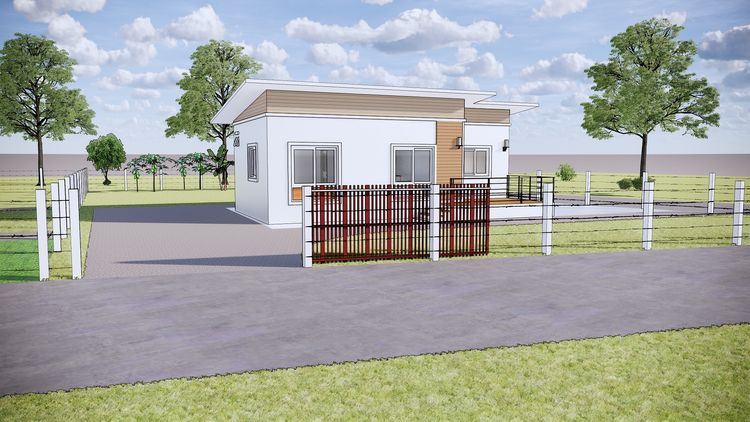 ภาพแบบบ้าน-ถ้าคุณเป็นคนชอบปลูกผักทำสวนครัว ทำกับข้าวทานเองซื้อบ้านกับเรา ที่นี้เรามีให้คุณ