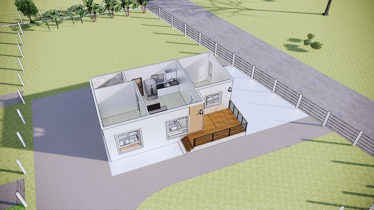 ภาพแบบบ้าน-ถ้าคุณเป็นคนชอบปลูกผักทำสวนครัว ทำกับข้าวทานเองซื้อบ้านกับเรา ที่นี้เรามีให้คุณ