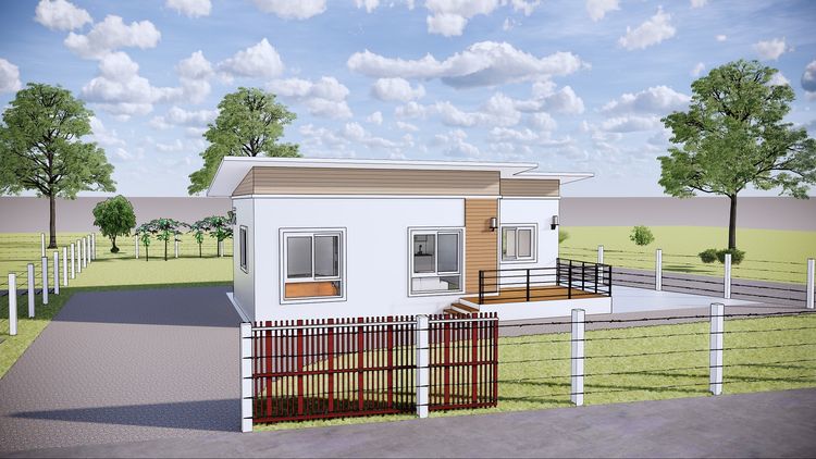 ภาพแบบบ้าน-ถ้าคุณเป็นคนชอบปลูกผักทำสวนครัว ทำกับข้าวทานเองซื้อบ้านกับเรา ที่นี้เรามีให้คุณ