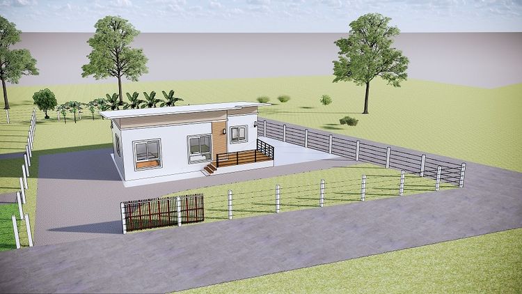 ภาพแบบบ้าน-ถ้าคุณเป็นคนชอบปลูกผักทำสวนครัว ทำกับข้าวทานเองซื้อบ้านกับเรา ที่นี้เรามีให้คุณ