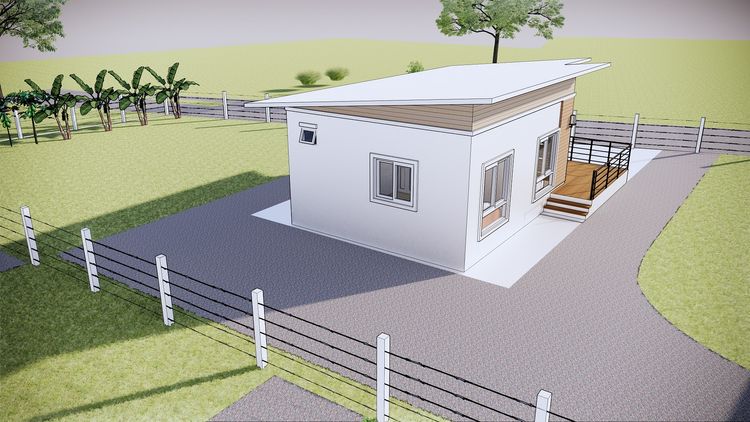 ภาพแบบบ้าน-ถ้าคุณเป็นคนชอบปลูกผักทำสวนครัว ทำกับข้าวทานเองซื้อบ้านกับเรา ที่นี้เรามีให้คุณ