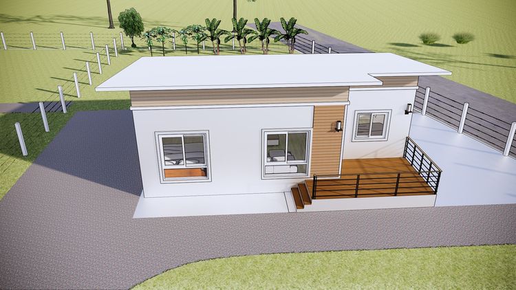 ภาพแบบบ้าน-ถ้าคุณเป็นคนชอบปลูกผักทำสวนครัว ทำกับข้าวทานเองซื้อบ้านกับเรา ที่นี้เรามีให้คุณ