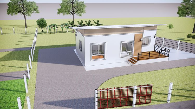 ภาพแบบบ้าน-ถ้าคุณเป็นคนชอบปลูกผักทำสวนครัว ทำกับข้าวทานเองซื้อบ้านกับเรา ที่นี้เรามีให้คุณ