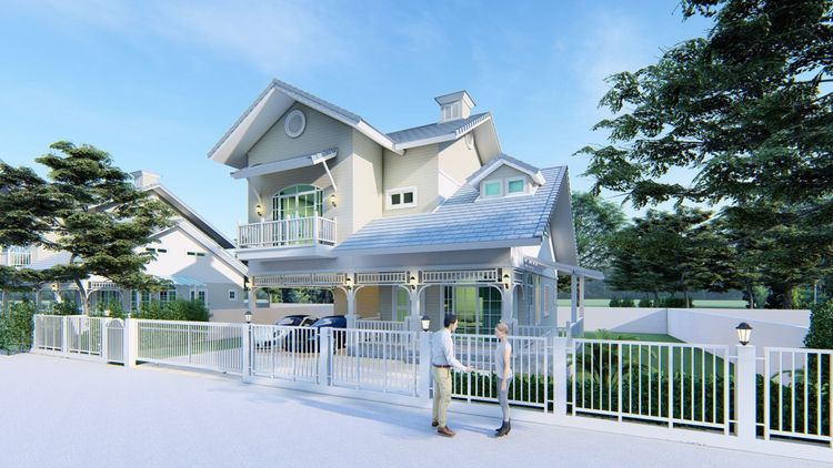 ภาพแบบบ้าน-บ้านปานใจ 3 สไตล์โคโลเนียล