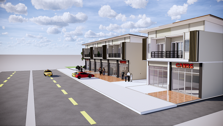 ภาพแบบบ้าน-จองวันนี้ รับส่วนลด 1แสนบาท อาคารพาณิชย์สี่แยกบ้านดอนใหญ่ ทางเข้าอนุบาลน้องหญิง