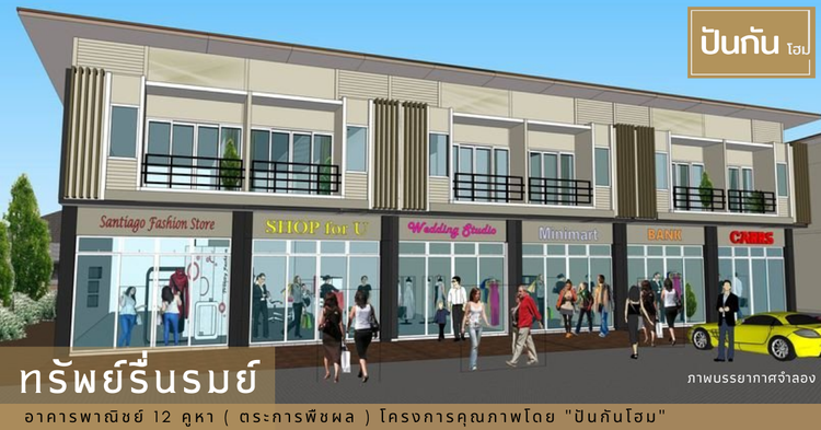 ภาพแบบบ้าน-จองวันนี้ รับส่วนลด 1แสนบาท อาคารพาณิชย์สี่แยกบ้านดอนใหญ่ ทางเข้าอนุบาลน้องหญิง