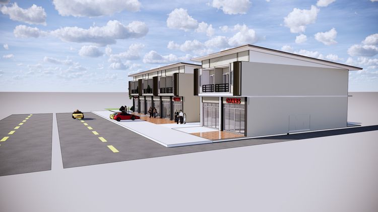 ภาพแบบบ้าน-จองวันนี้ รับส่วนลด 1แสนบาท อาคารพาณิชย์สี่แยกบ้านดอนใหญ่ ทางเข้าอนุบาลน้องหญิง