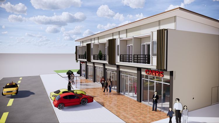 ภาพแบบบ้าน-จองวันนี้ รับส่วนลด 1แสนบาท อาคารพาณิชย์สี่แยกบ้านดอนใหญ่ ทางเข้าอนุบาลน้องหญิง