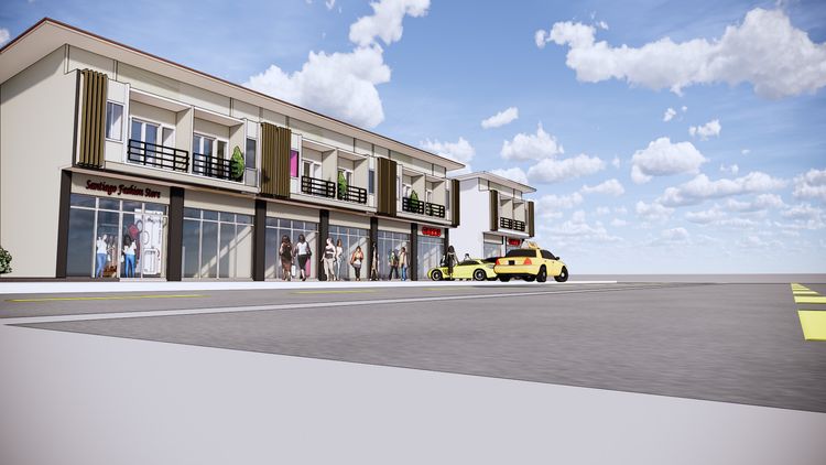 ภาพแบบบ้าน-จองวันนี้ รับส่วนลด 1แสนบาท อาคารพาณิชย์สี่แยกบ้านดอนใหญ่ ทางเข้าอนุบาลน้องหญิง