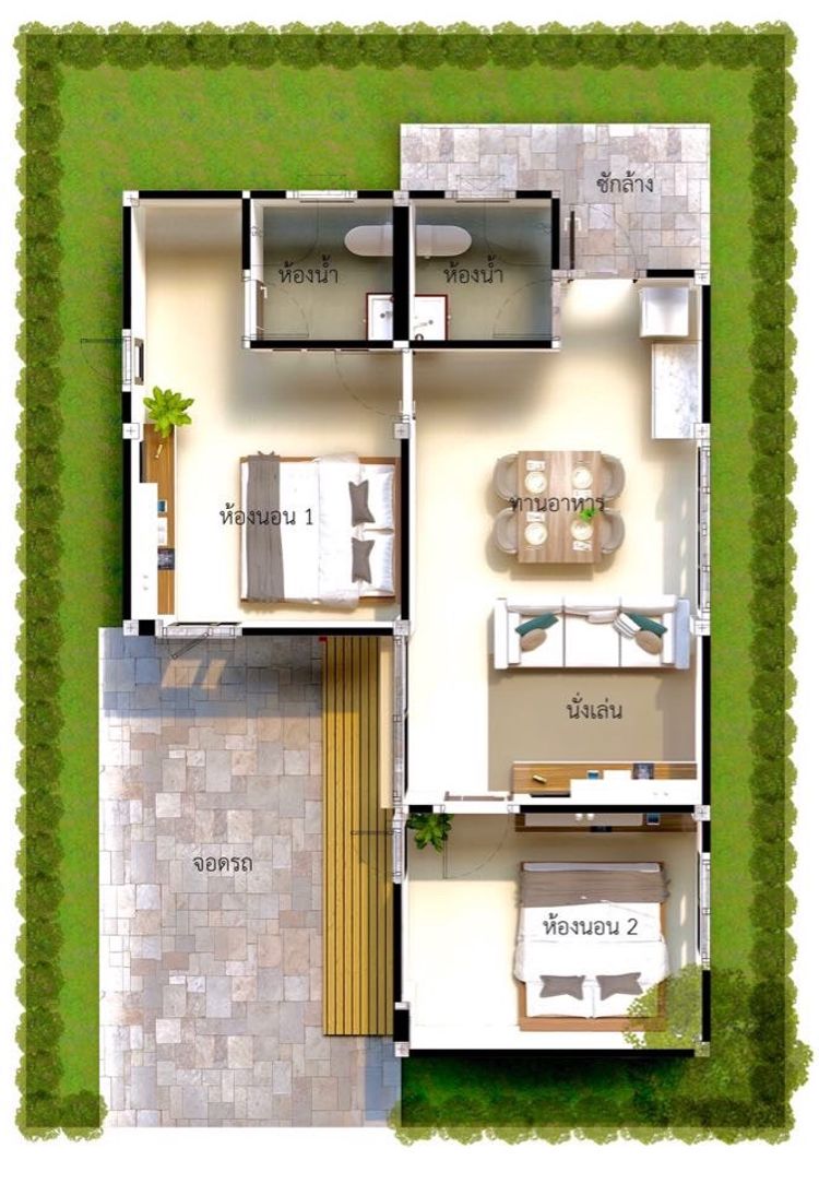 ภาพแบบบ้าน-บ้านเดี่ยว เฟส 2