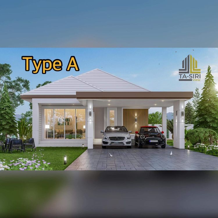 ภาพแบบบ้าน-บ้านถาศิริ ขอนเเก่น