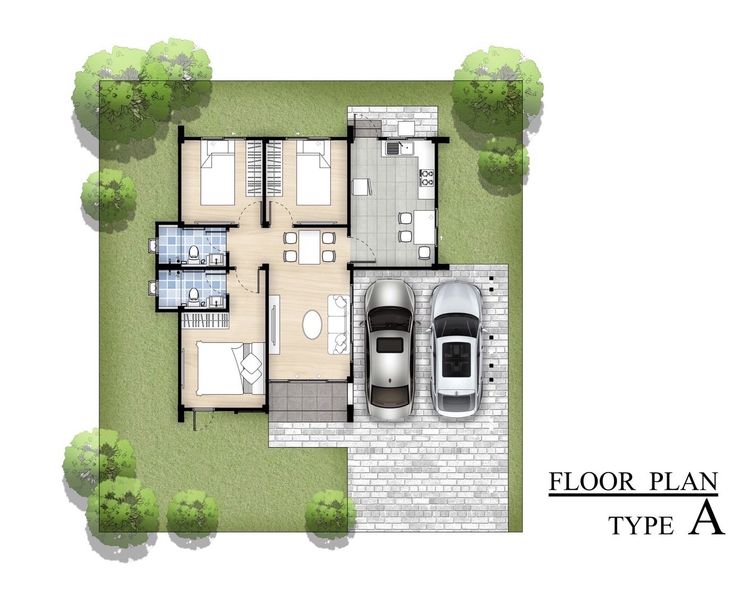 ภาพแบบบ้าน-บ้านเดี่ยว Typ A