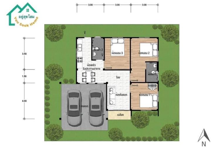 ภาพแบบบ้าน-อยู่สุขโฮม