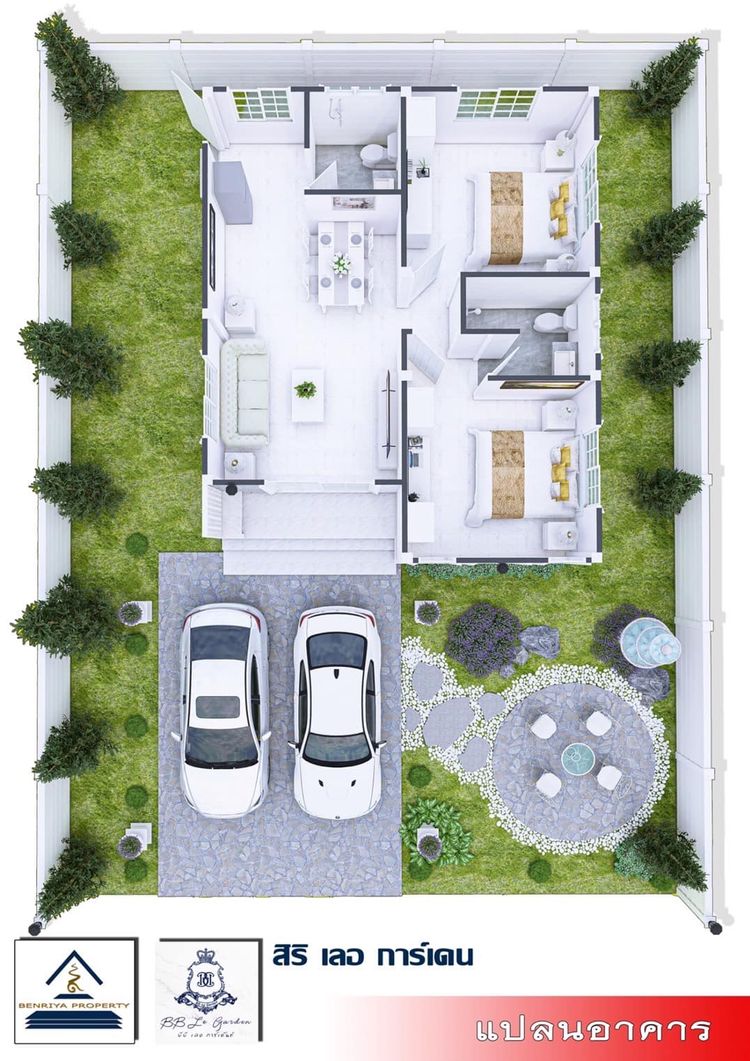 ภาพแบบบ้าน-ศิริ ลี การ์เด้น