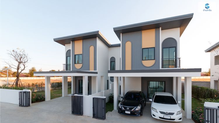 ภาพแบบบ้าน-บ้านแฝด