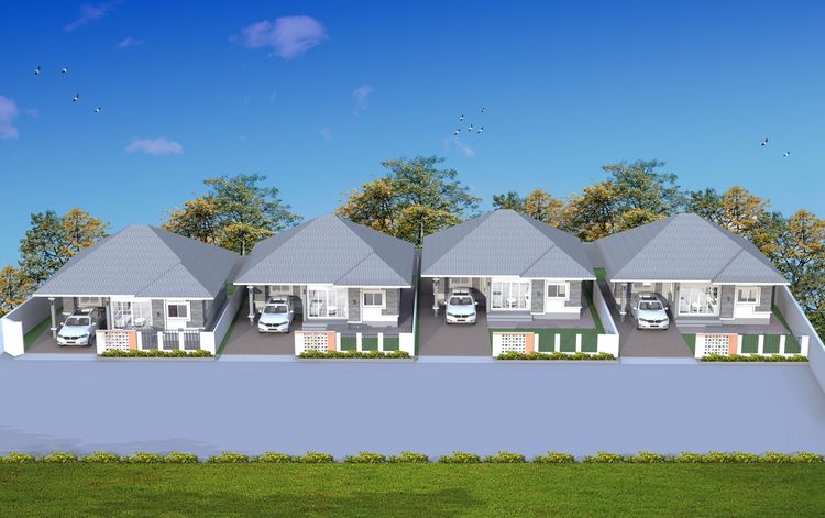 ภาพแบบบ้าน-บ้านเอวานิวอุบลราชธานี