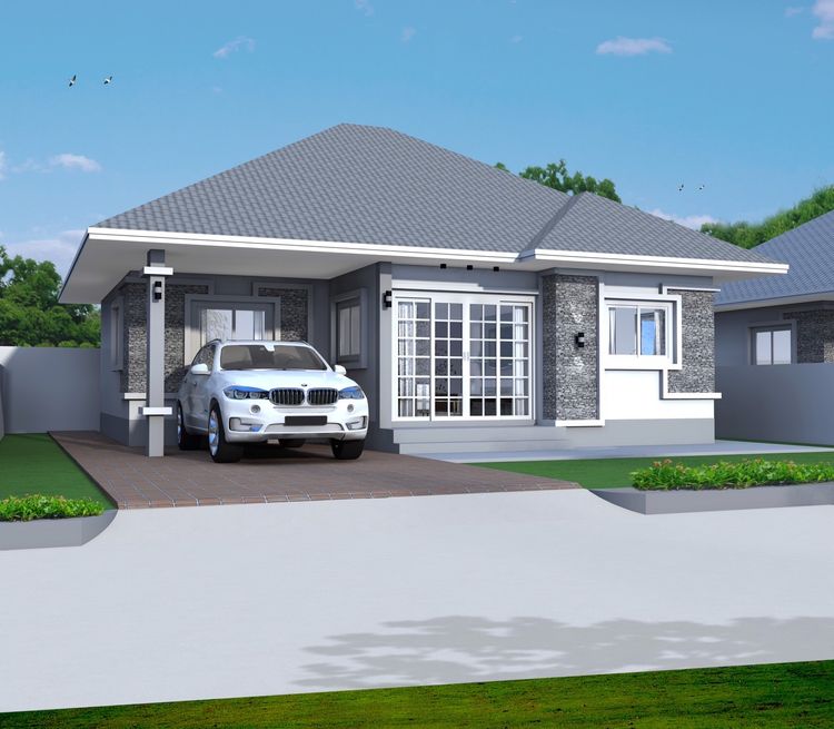 ภาพแบบบ้าน-บ้านเอวานิวอุบลราชธานี