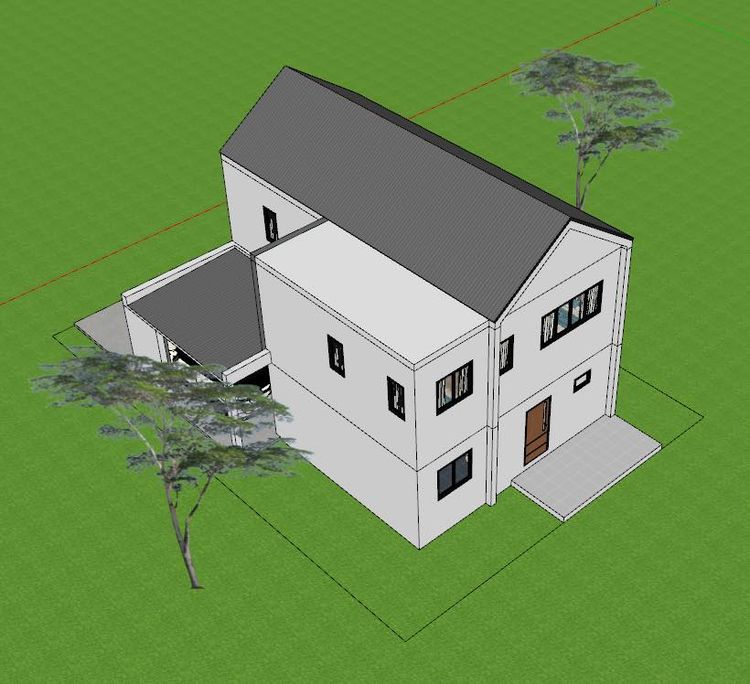 ภาพแบบบ้าน-เฌอ ลิน โนนทัน