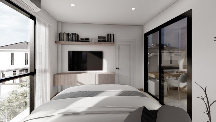 ภาพแบบบ้าน-บ้านเดี่ยว 2 ชั้น