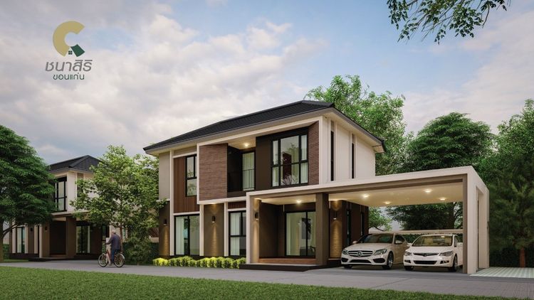 ภาพแบบบ้าน-บ้านเดี่ยว 2 ชั้น