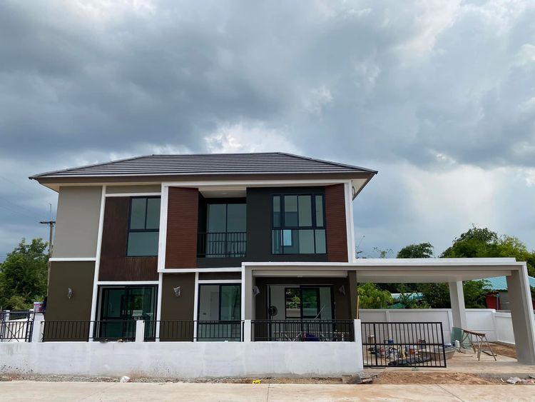 ภาพแบบบ้าน-บ้านเดี่ยว 2 ชั้น