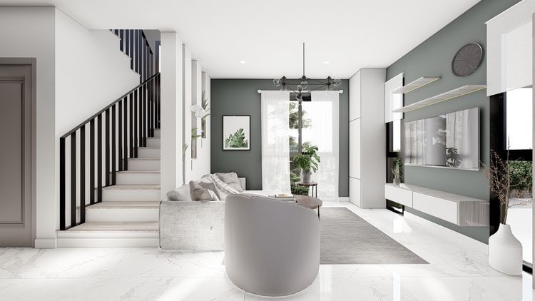 ภาพแบบบ้าน-บ้านเดี่ยว 2 ชั้น