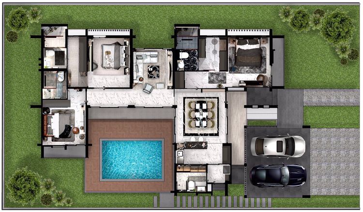 ภาพแบบบ้าน-The Chalet Grand