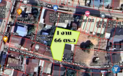 ที่ดินบ้านโนนม่วง  ต.ศิลา ขอนแก่น 1 งาน 66 ตร.วา ติดถนนคอนกรีต มีไฟฟ้า น้ำประปา มข. - โนนม่วง - บ้านค้อ yDBZZKb3