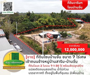 [ขาย] ที่ดินโซนบ้านจั่น ขนาด 7 ไร่เศษ เข้าถนนข้างหมู่บ้านสาริน-บ้านจั่น เขตชุมชน อ.วาริน แยกวารินฯ ศรีสะเกษ 4hUeWtAF
